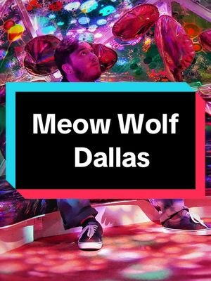 Explore the Real Unreal with me & @XxSTARSYxX ❤️🖤 #MeowWolf #Dallas #dfw #dallasart 