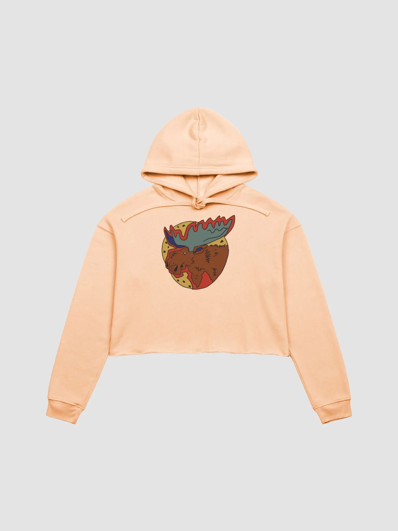 Vapormoose fleece crop hoodie product image (2)