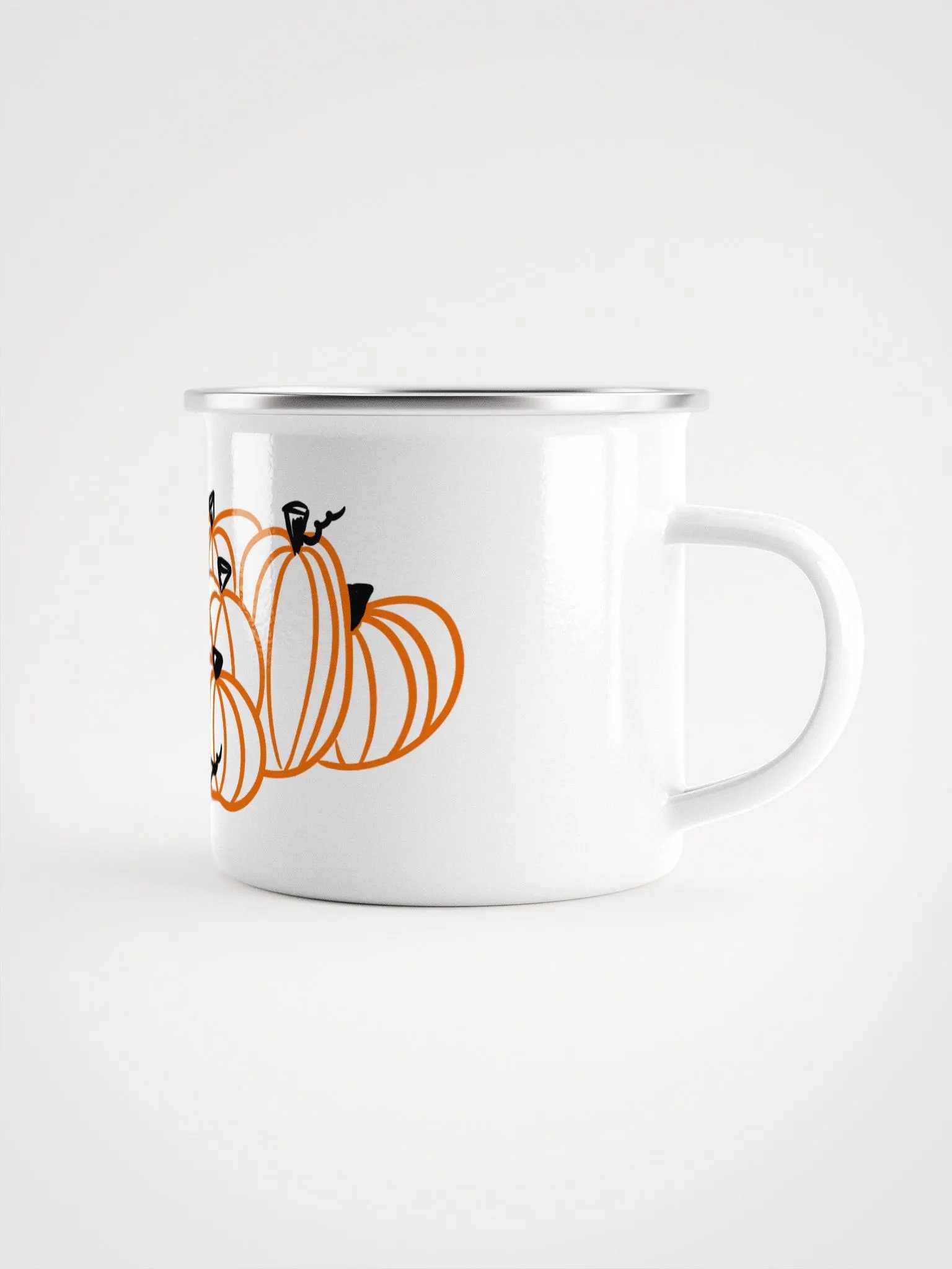 Pumpkin Patch Doodle Mug - black & orange product image (2)