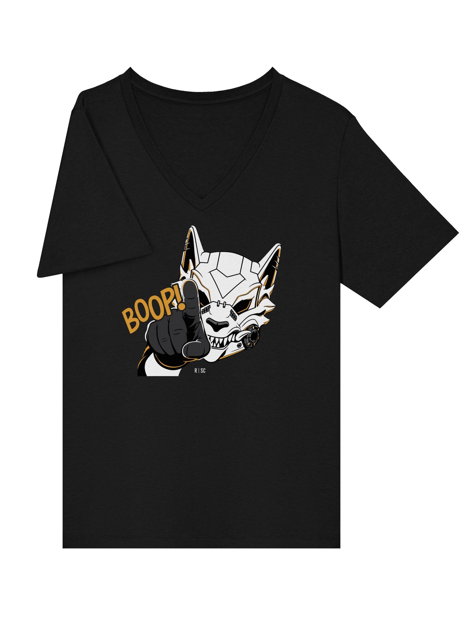 Wolf Boop V-Neck T-shirt product image (3)