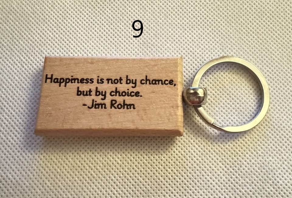 Wooden Engraved Keychains with Sayings & Quotes | Sweet, Sassy, Friendship & Love (2) product image (9)