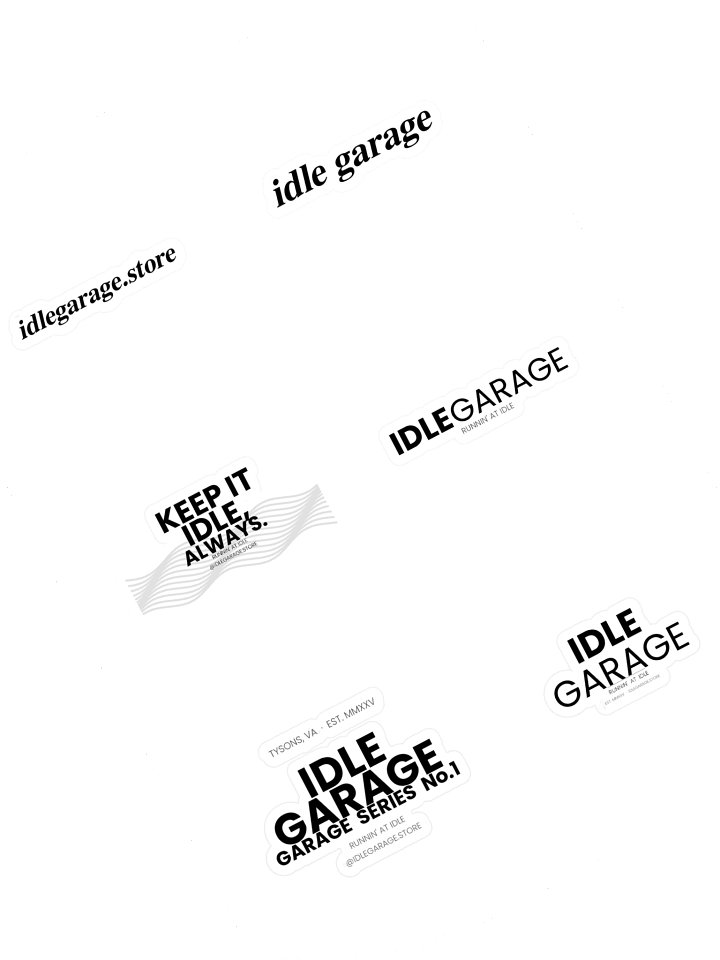 IDLE GARAGE Sticker Sheet product image (1)