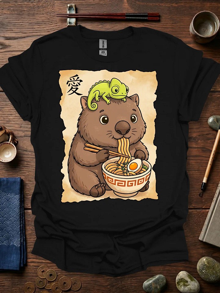 Chubby Wombat Ramen T-Shirt product image (11)