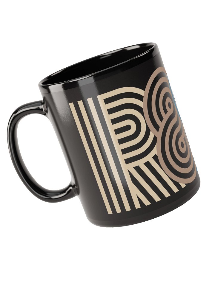 R828 Retro-Modern Black Mug product image (1)