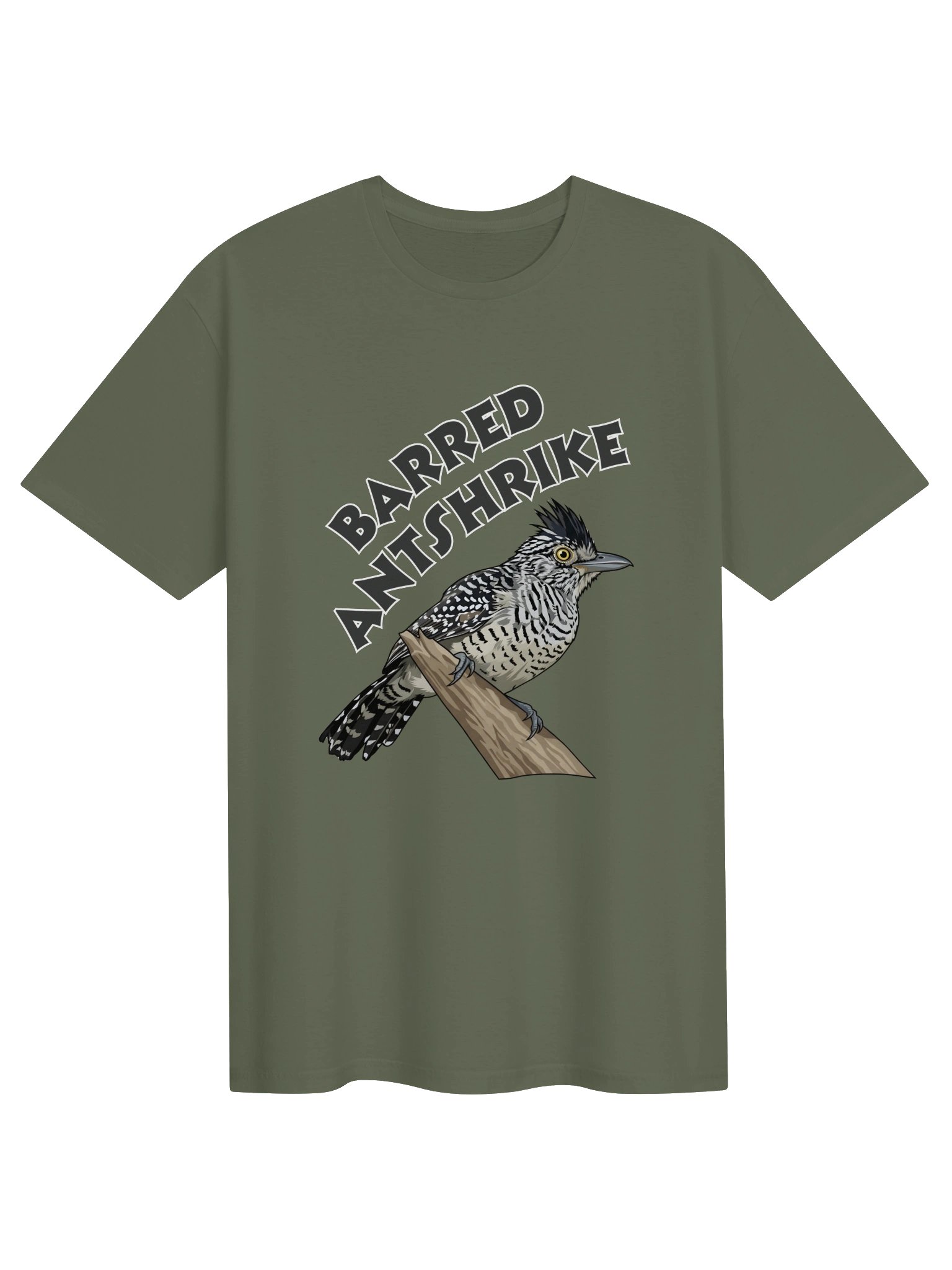 Barred Antshrike T-Shirt – Neotropical Bird Graphic Tee & Birder Gift product image (3)