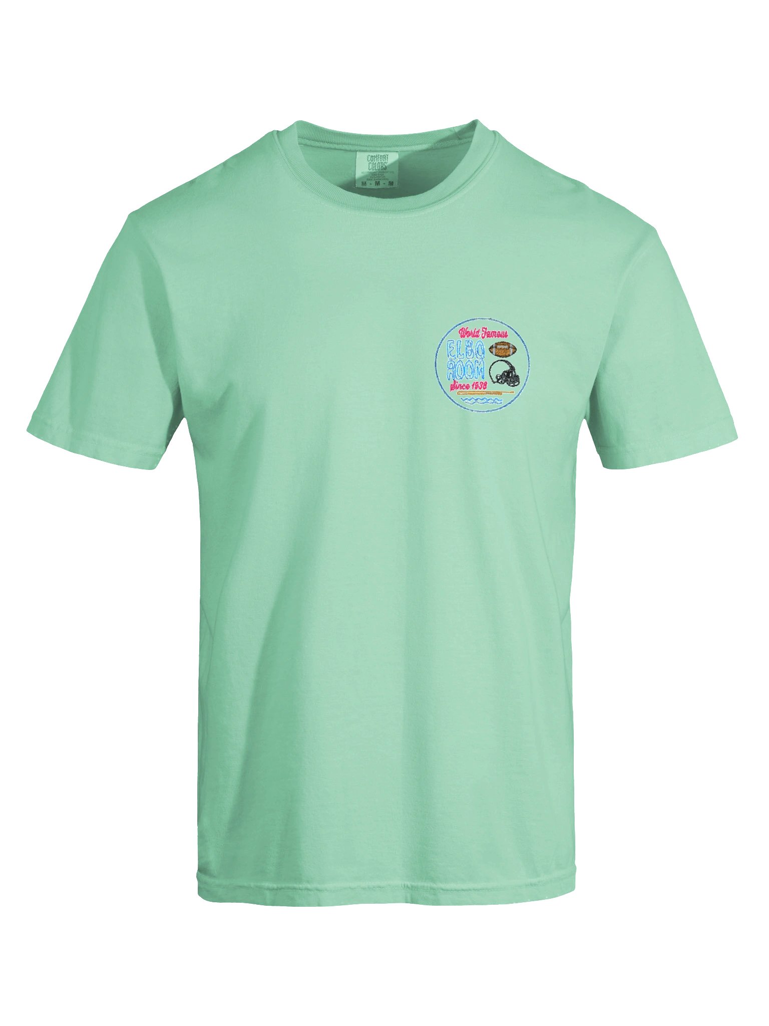 Elbo Room Neon Football Embroidery Shirt product image (5)
