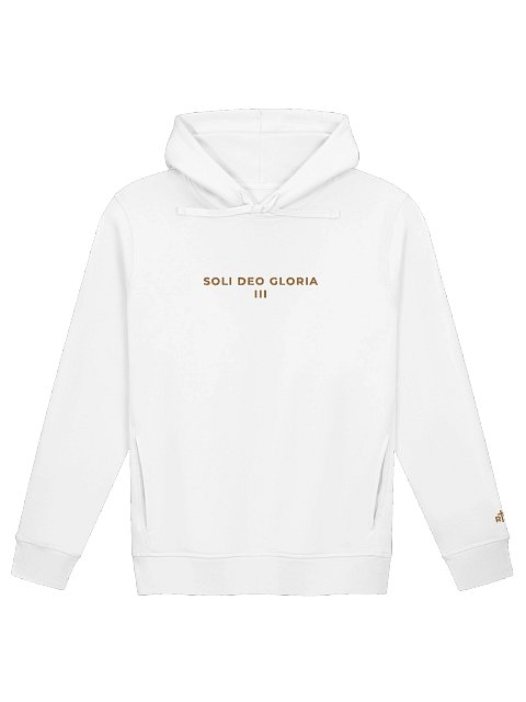 SOLI DEO GLORIA ORGANIC-BLEND SIDE-POCKET UNISEX HOODIE