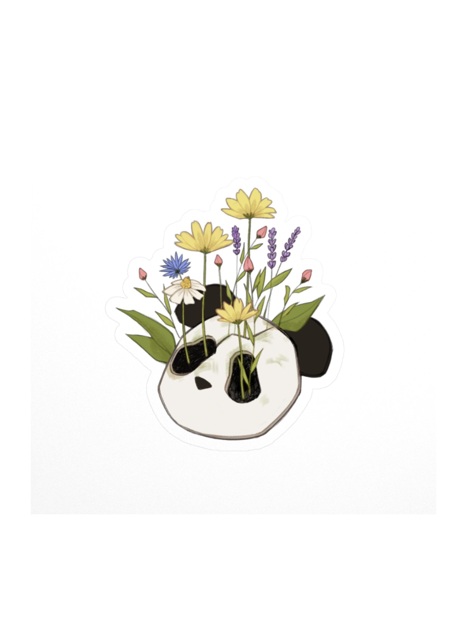 Panda Mask Sticker product image (2)