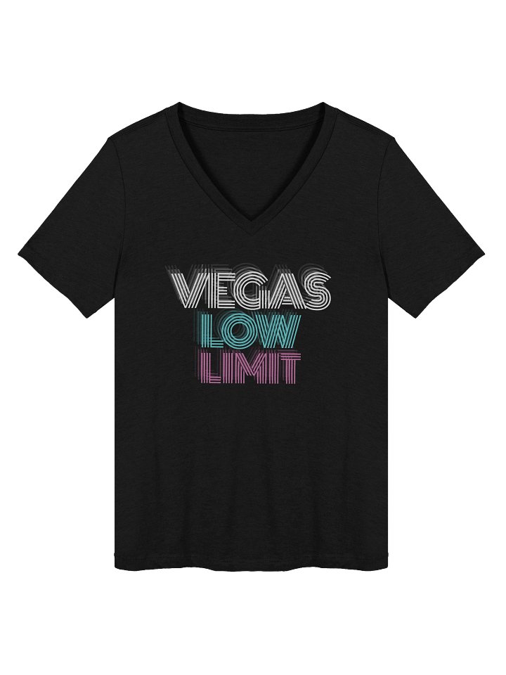 VLL Neon Lights Women's V-Neck Tee product image (1)