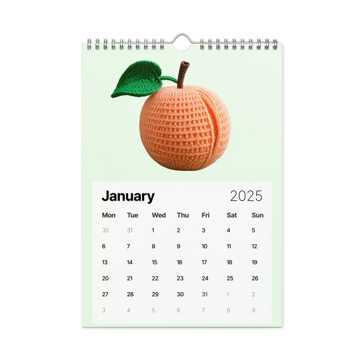 CozyAvocado's Healthy 2025 Calendar Fruity Edition product image (2)