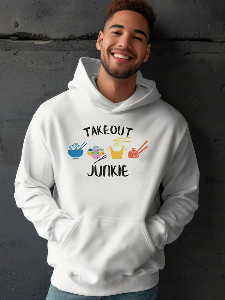 Takeout Junkie - Gildan Classic Hoodie - Light Colors product image (1)