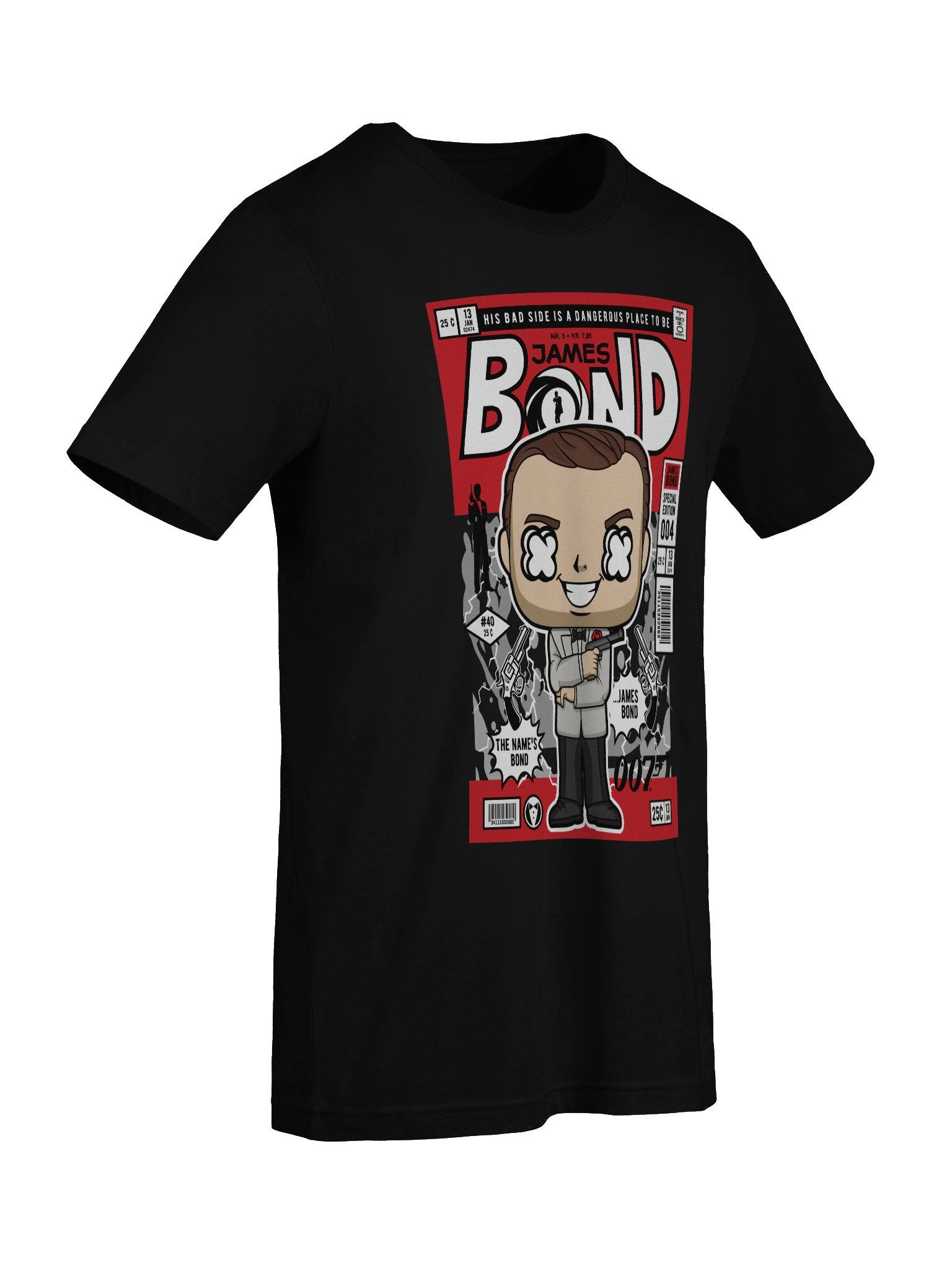 007 Comic Style Bond T-Shirt product image (9)