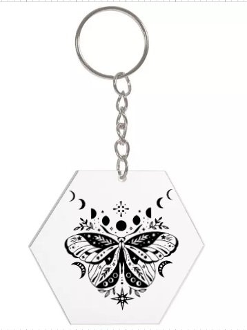 Moth (Style 2)  Key Chain! product image (2)