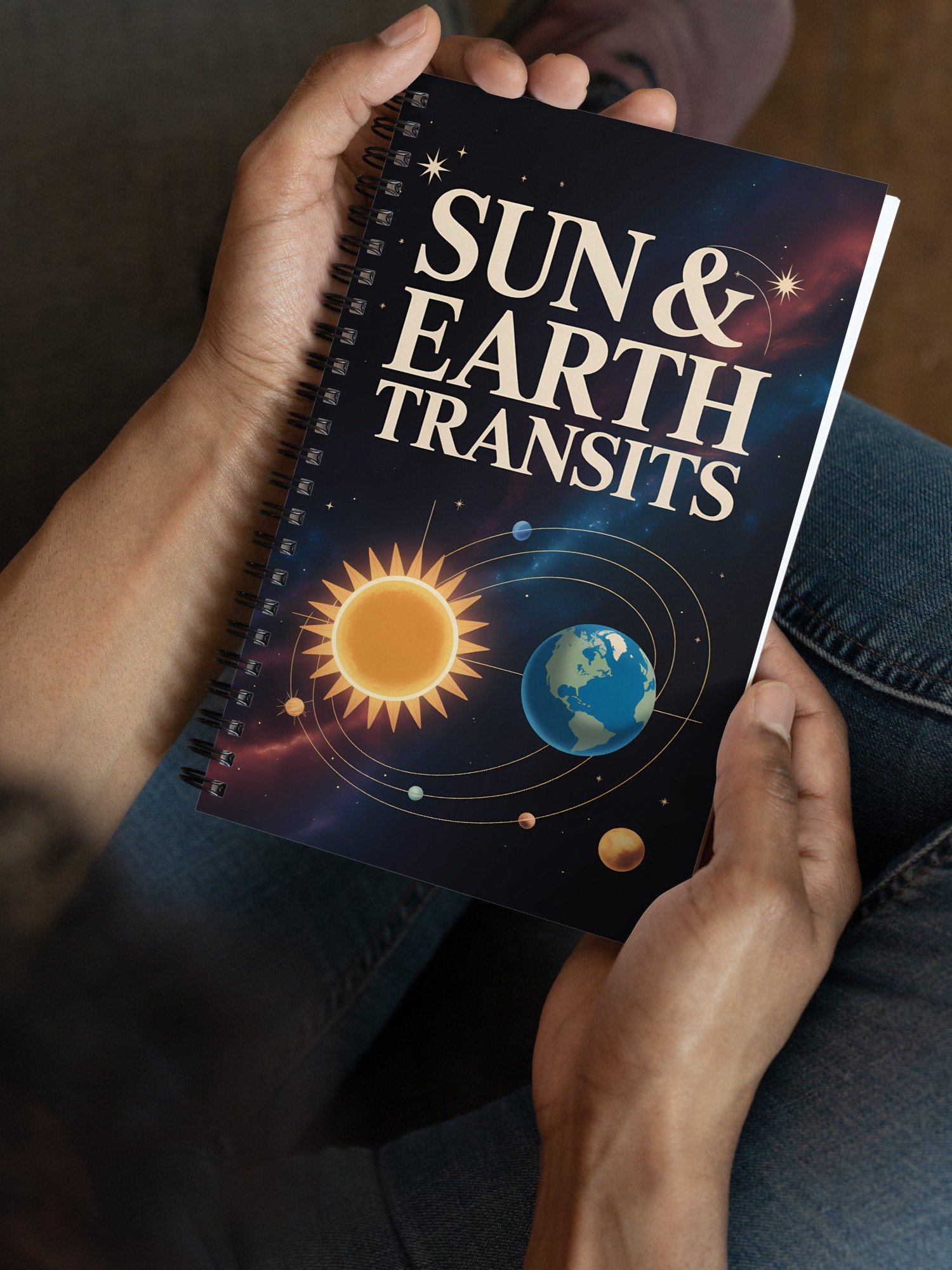 Sun & Earth Transits Spiral Notebook product image (2)