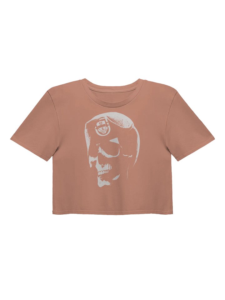 Women's Beret Skull Crop Top product image (1)