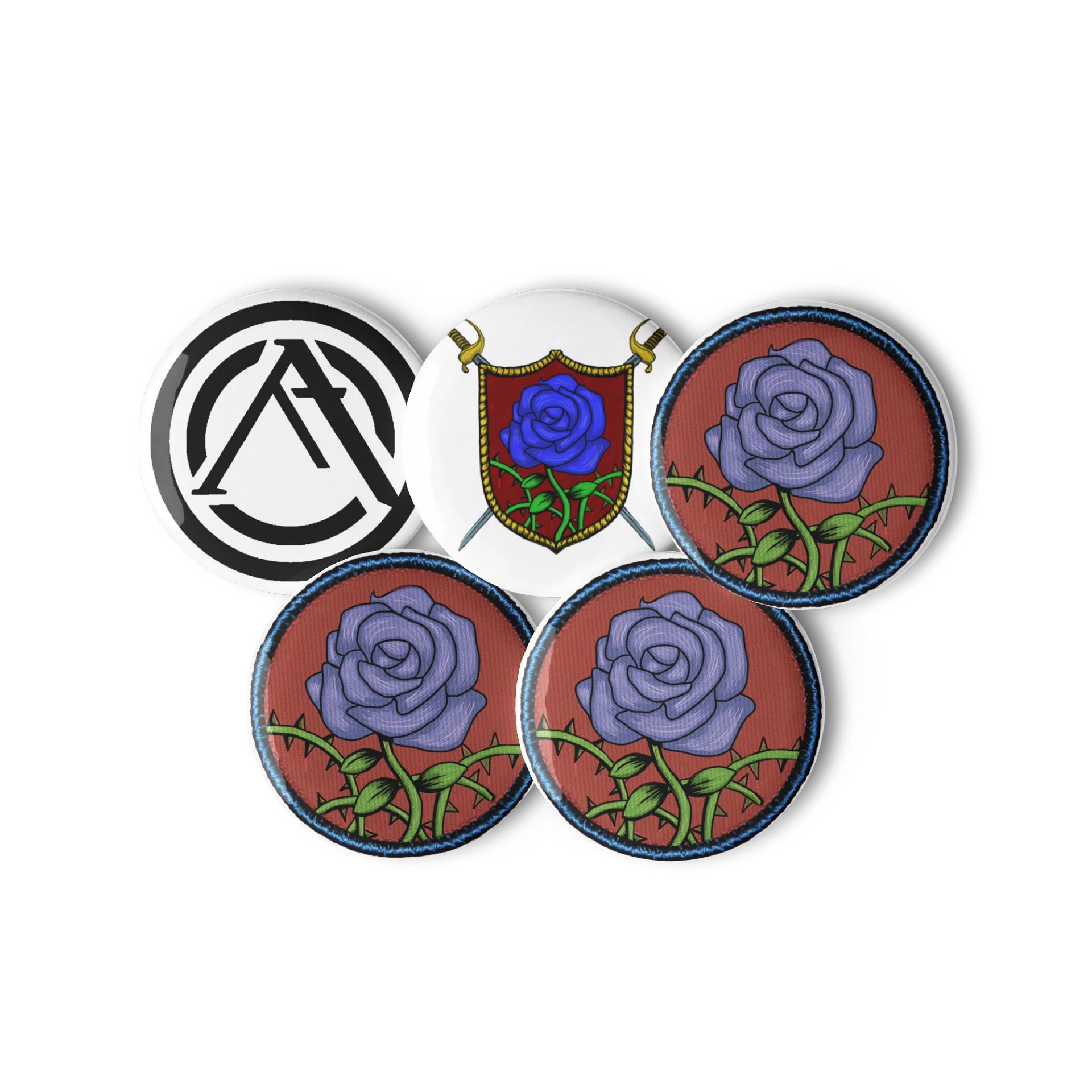 "Blue Rose" Regiment Pin Set product image (3)