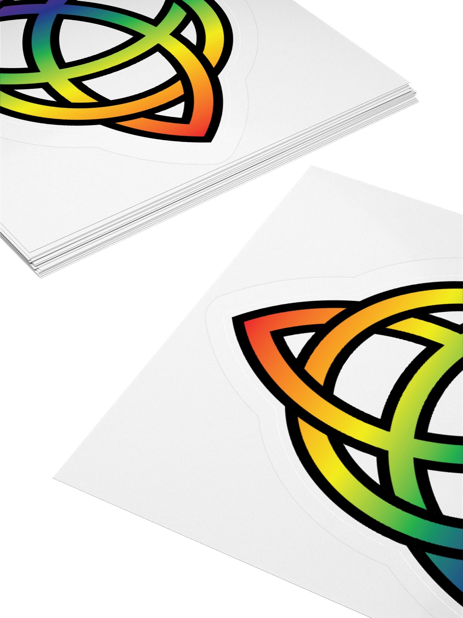 Rainbow Pride Gradient Celtic Knot Sticker product image (11)
