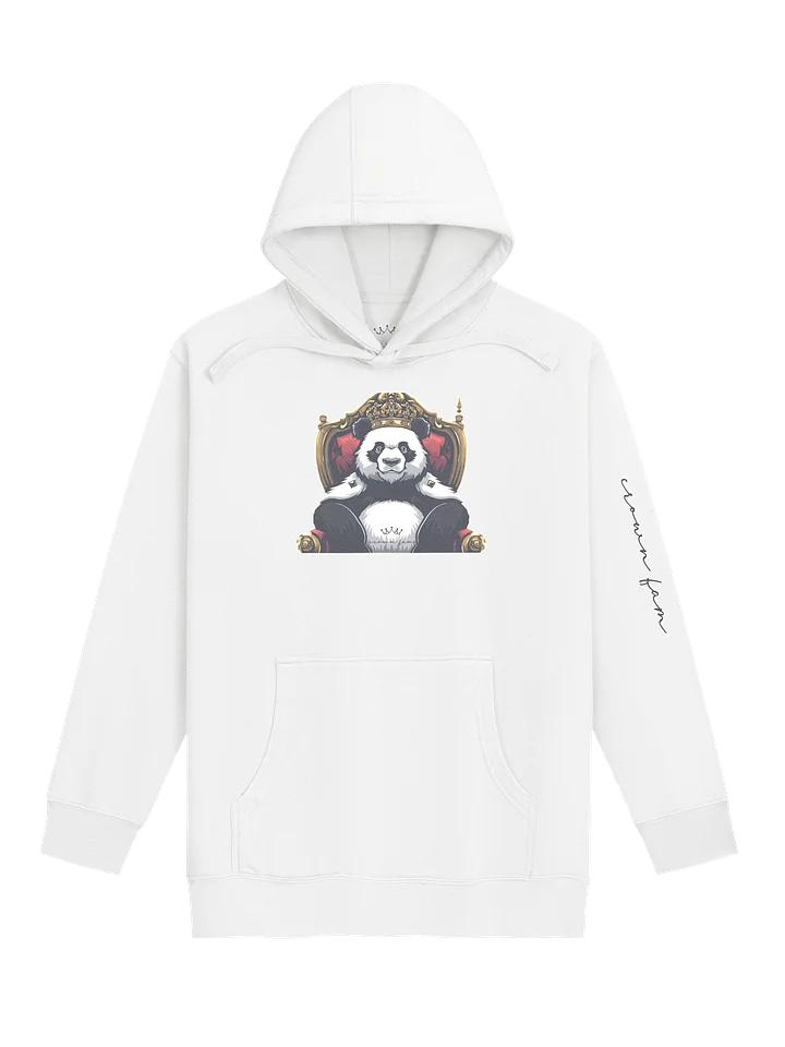 Crowned Royal Panda Unisex Hoodie(B/W Logo) product image (7)