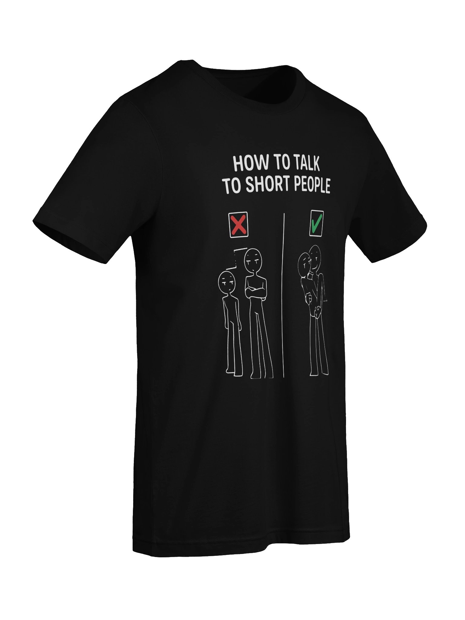 How To Talk To Short People Funny Graphic | Sarcastic Meme product image (7)