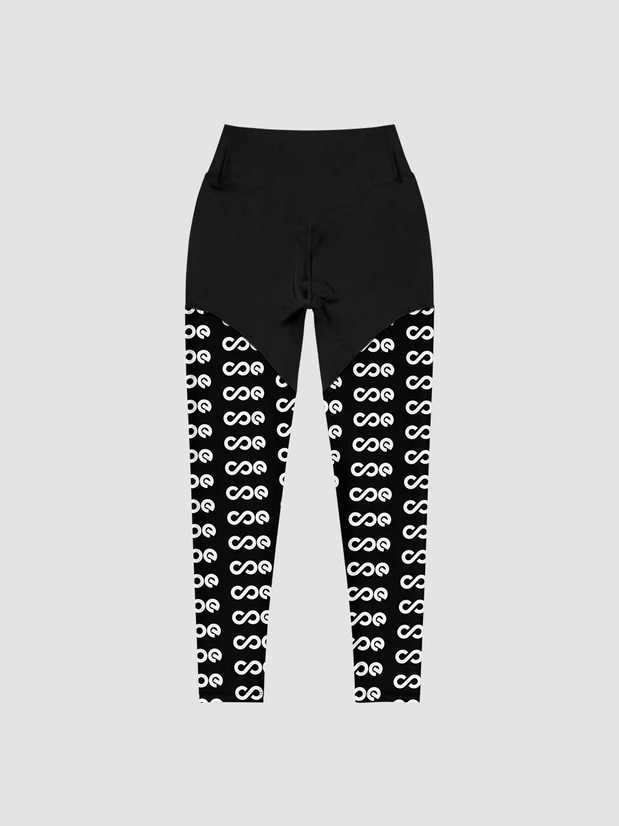 COE Premium Sports Leggings Black & White product image (2)
