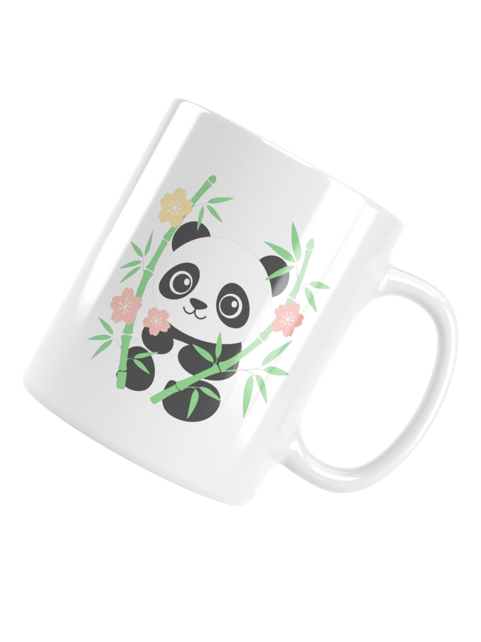 Playful Panda Leaves Coffee Mug product image (18)