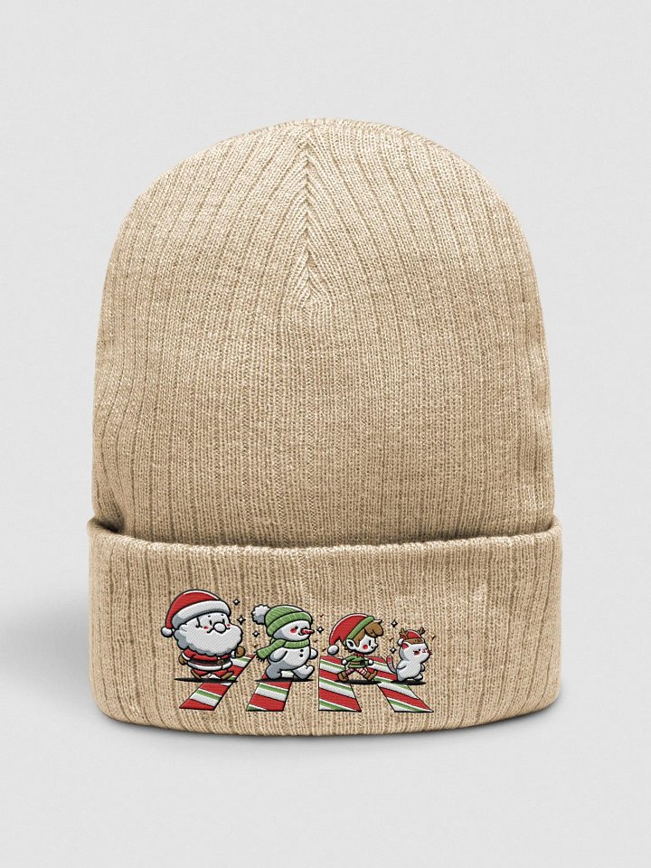 Santa gang crosswalk -Embroidered beanie product image (2)