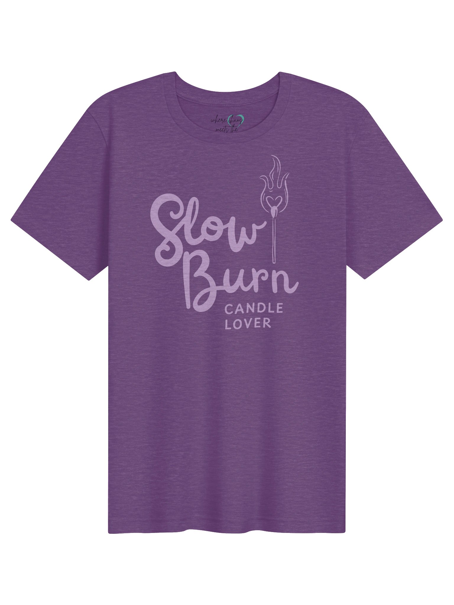 Slow Burn Candle Lover | Heathered Purple Perfection product image (1)