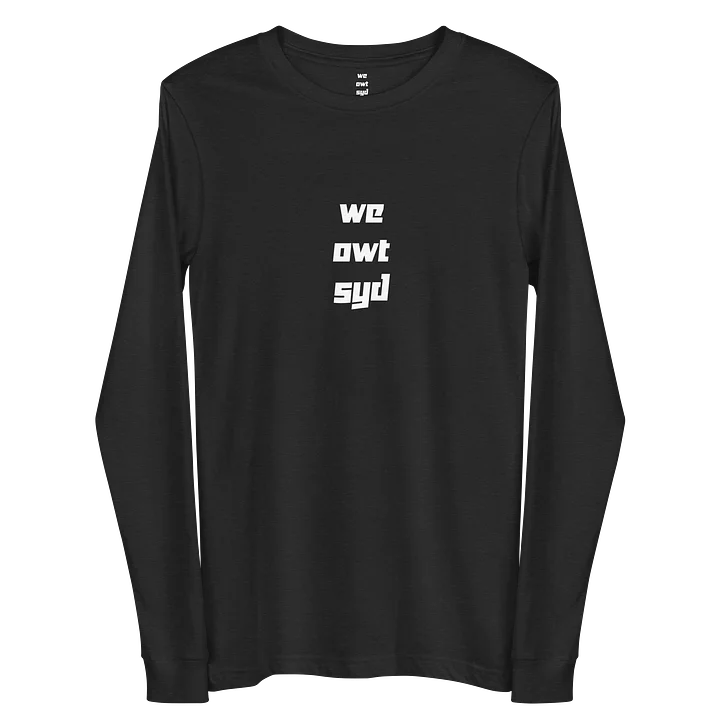 WeOwtsyd Premium Long Sleeve T-Shirt - Black product image (2)