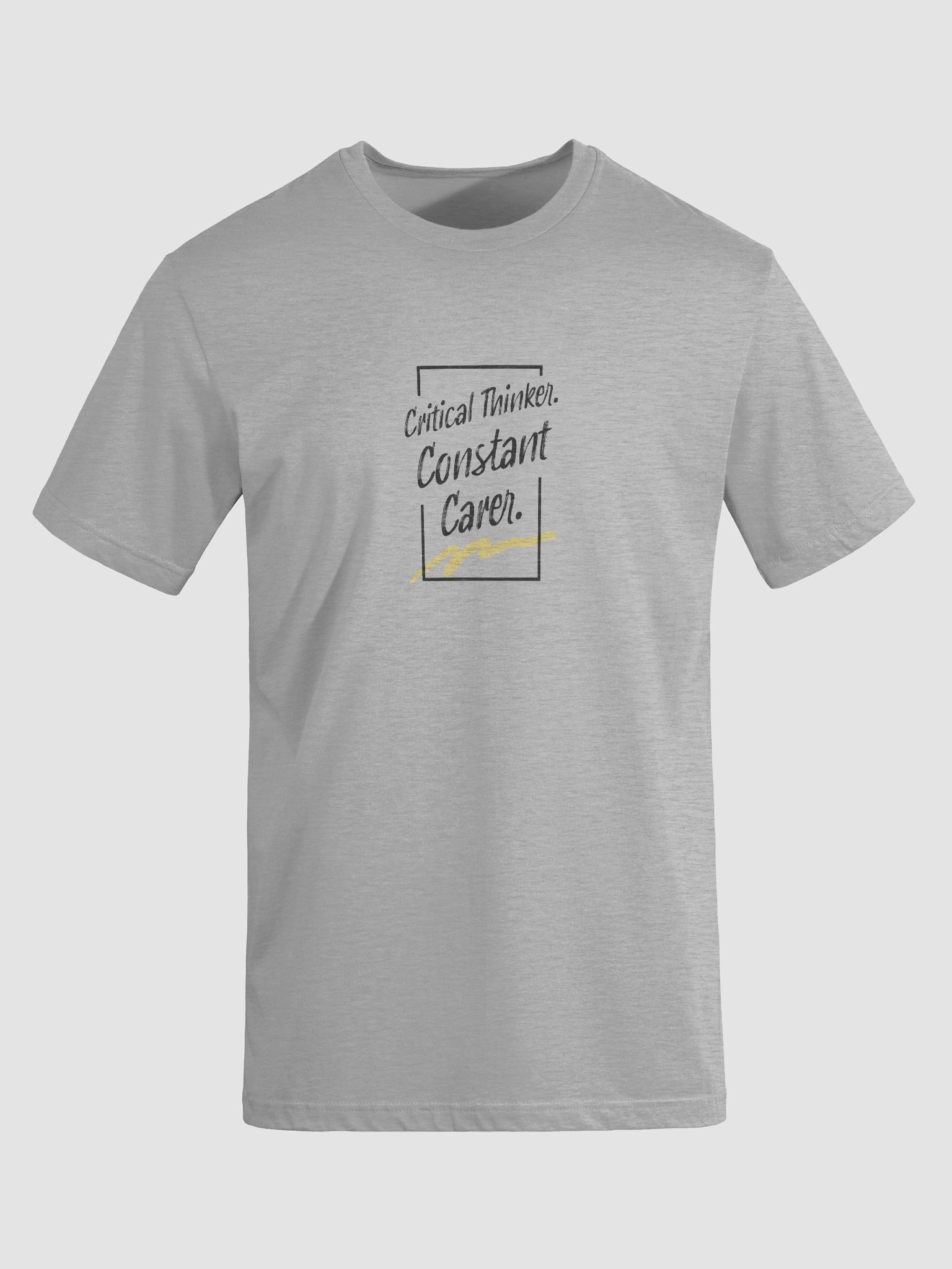 Critical Thinker. Constant Carer. T-Shirt product image (4)