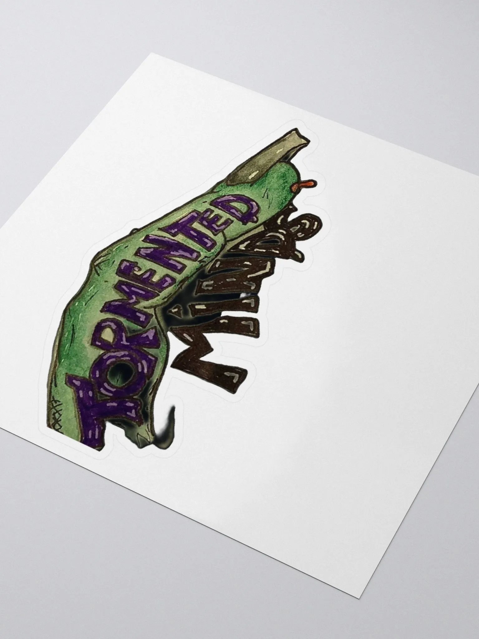 Finger On Tormented Minds Sticker product image (3)