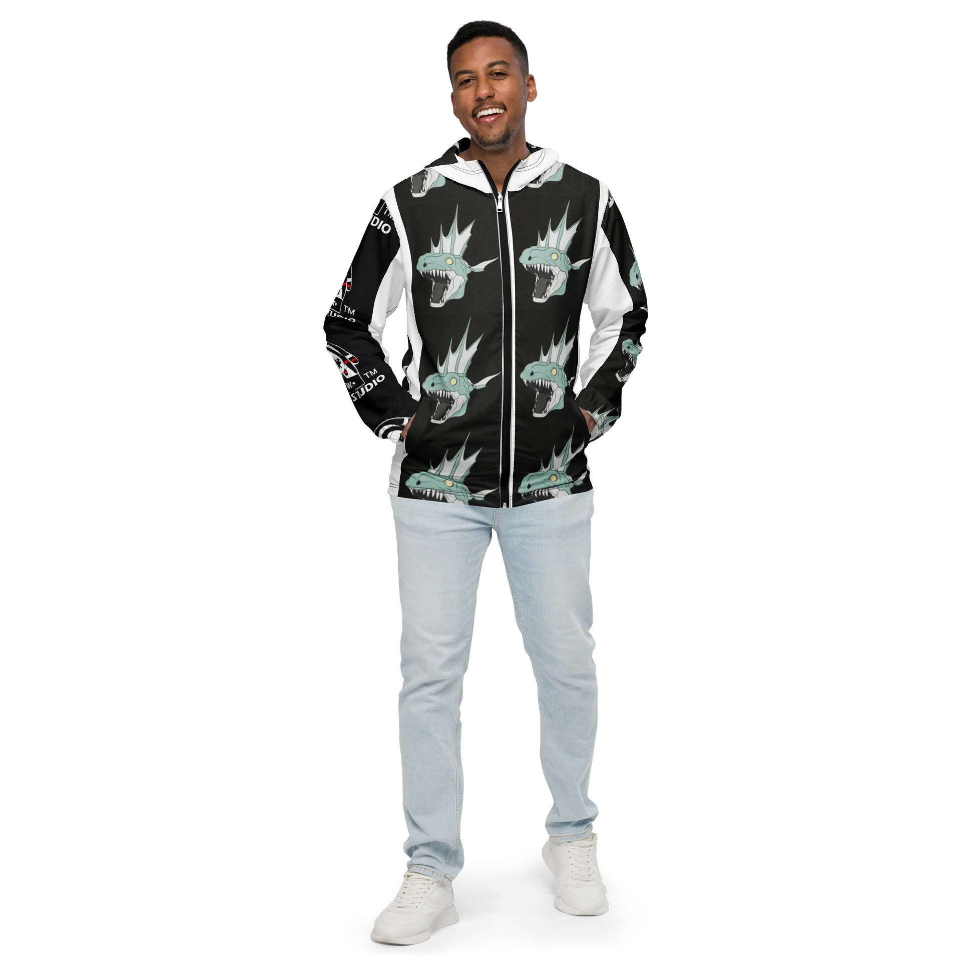 Predator Cards All-Over Print Windbreaker product image (1)