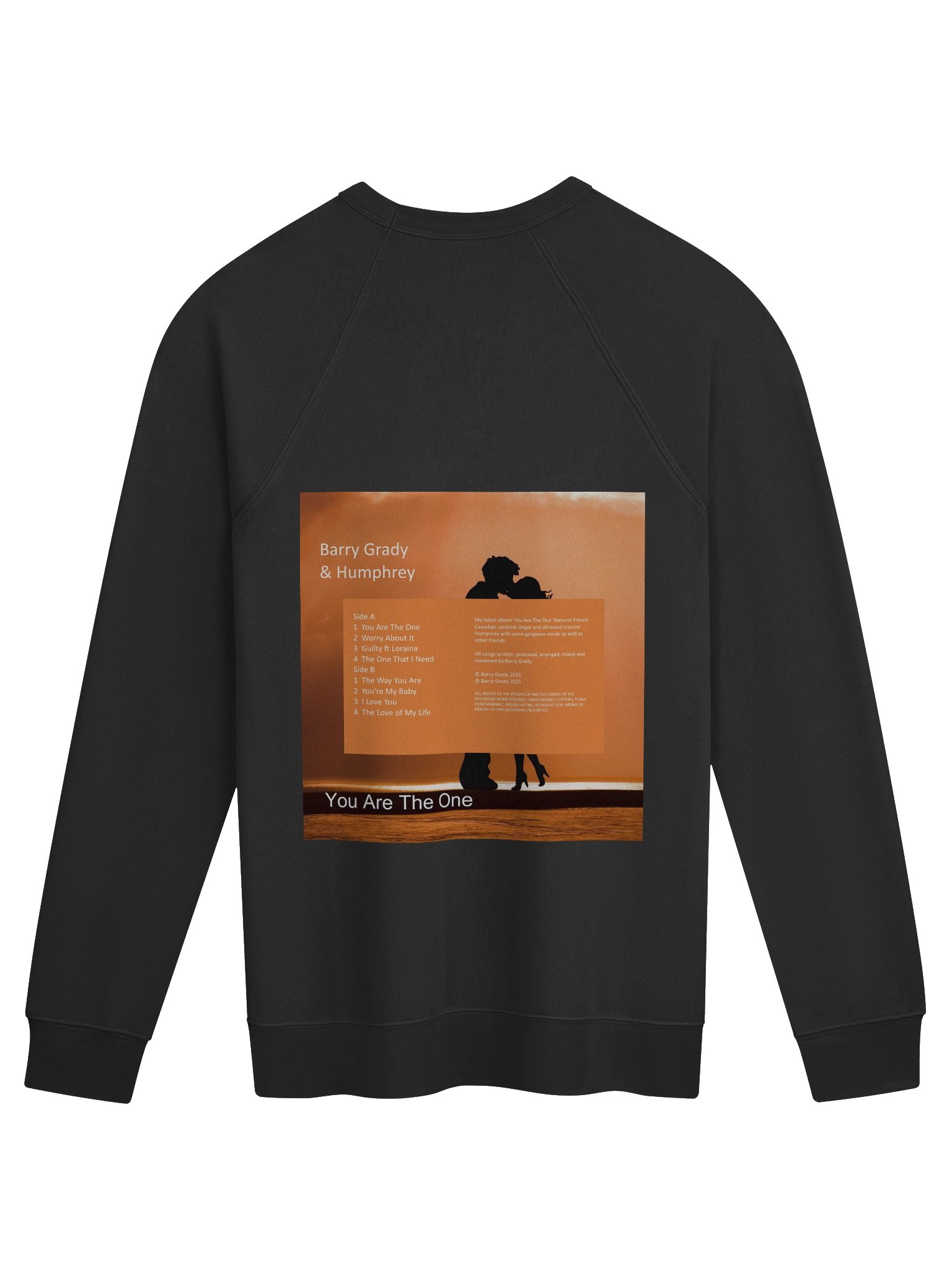 'You Are the One' Unisex Raglan Sweatshirt product image (2)