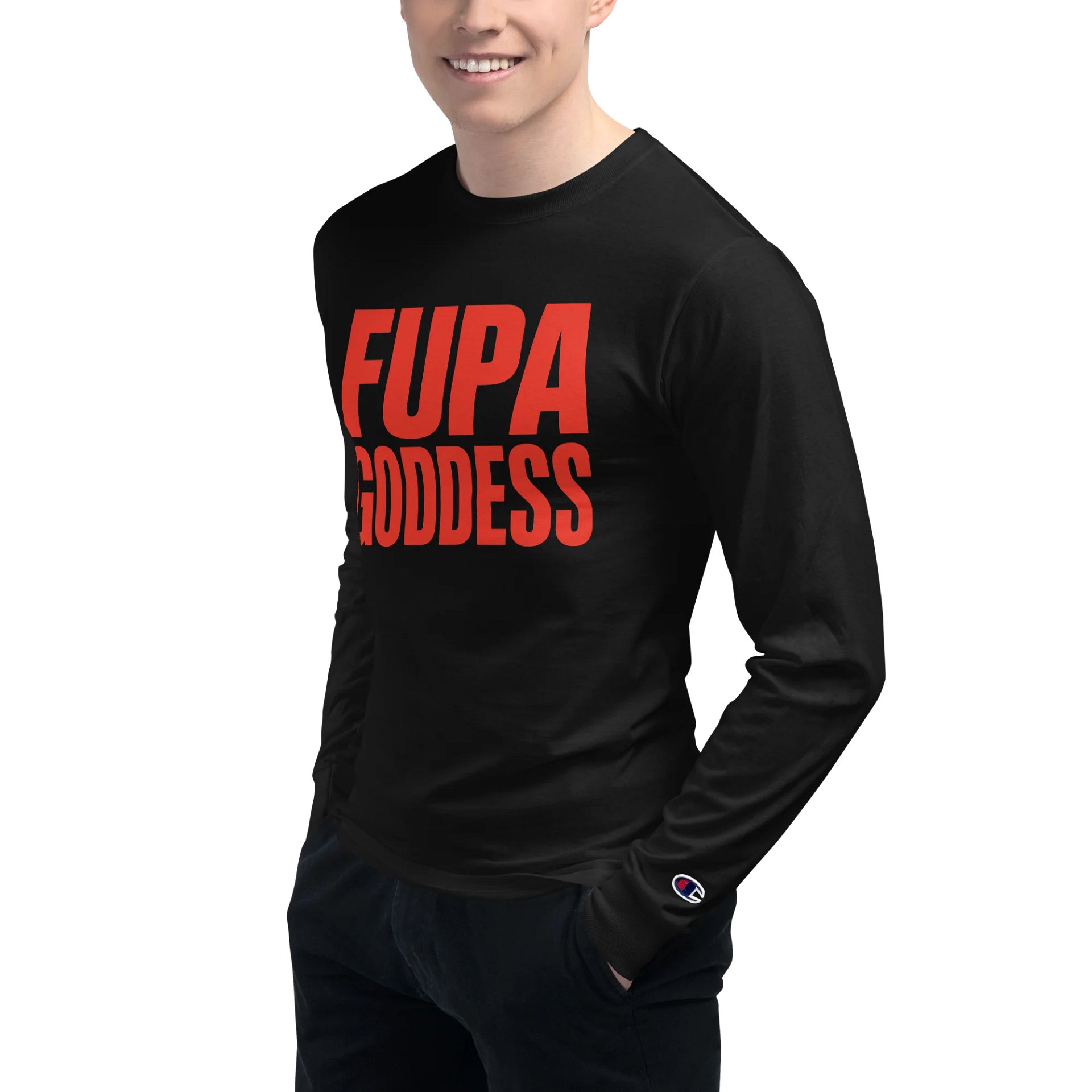 Red logo long sleeve product image (3)
