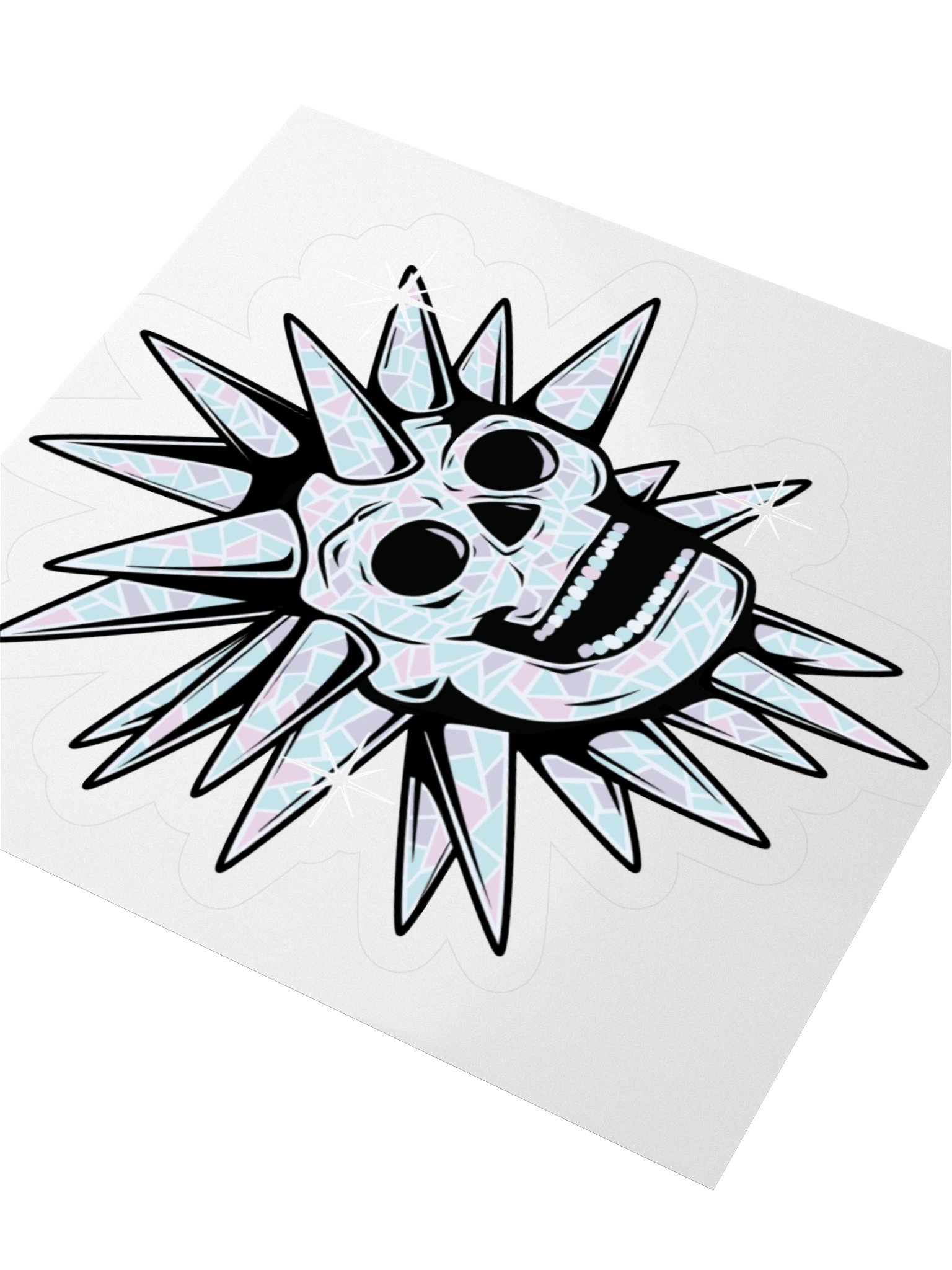Disco Skull Sticker product image (6)