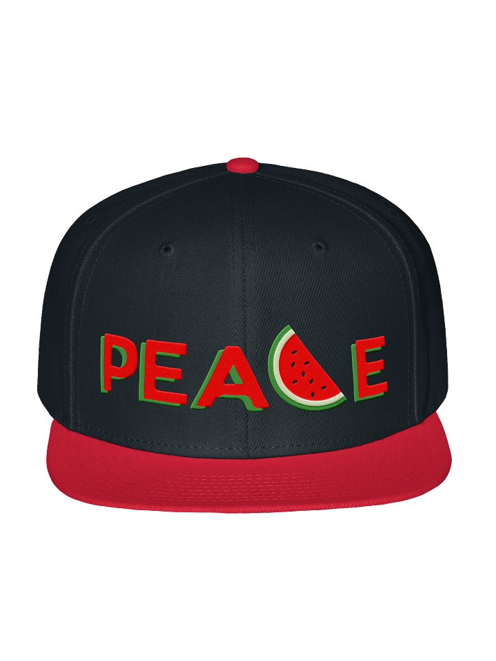 Watermelon Peace Snapback Cap product image (1)