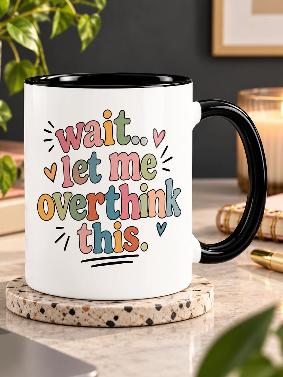 Wait... Let Me Overthink This Ceramic Mug product image (1)