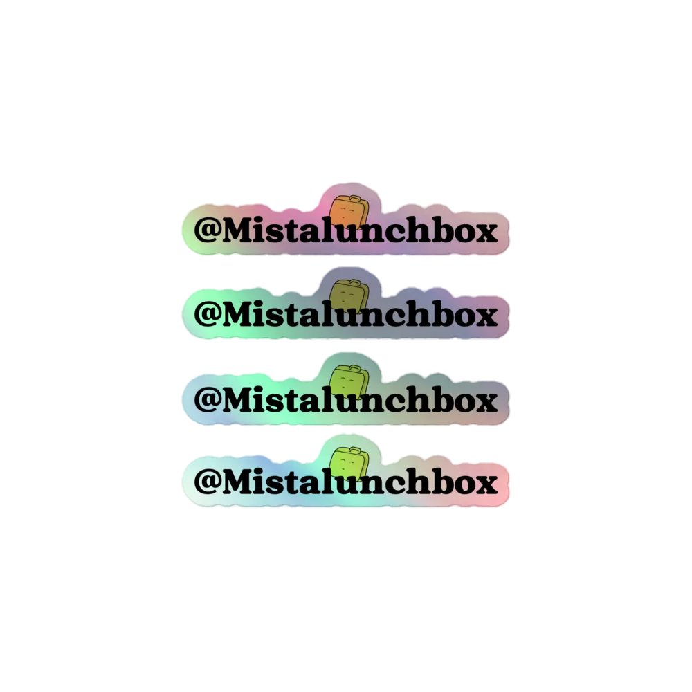 @mistalunchbox Stickers product image (1)