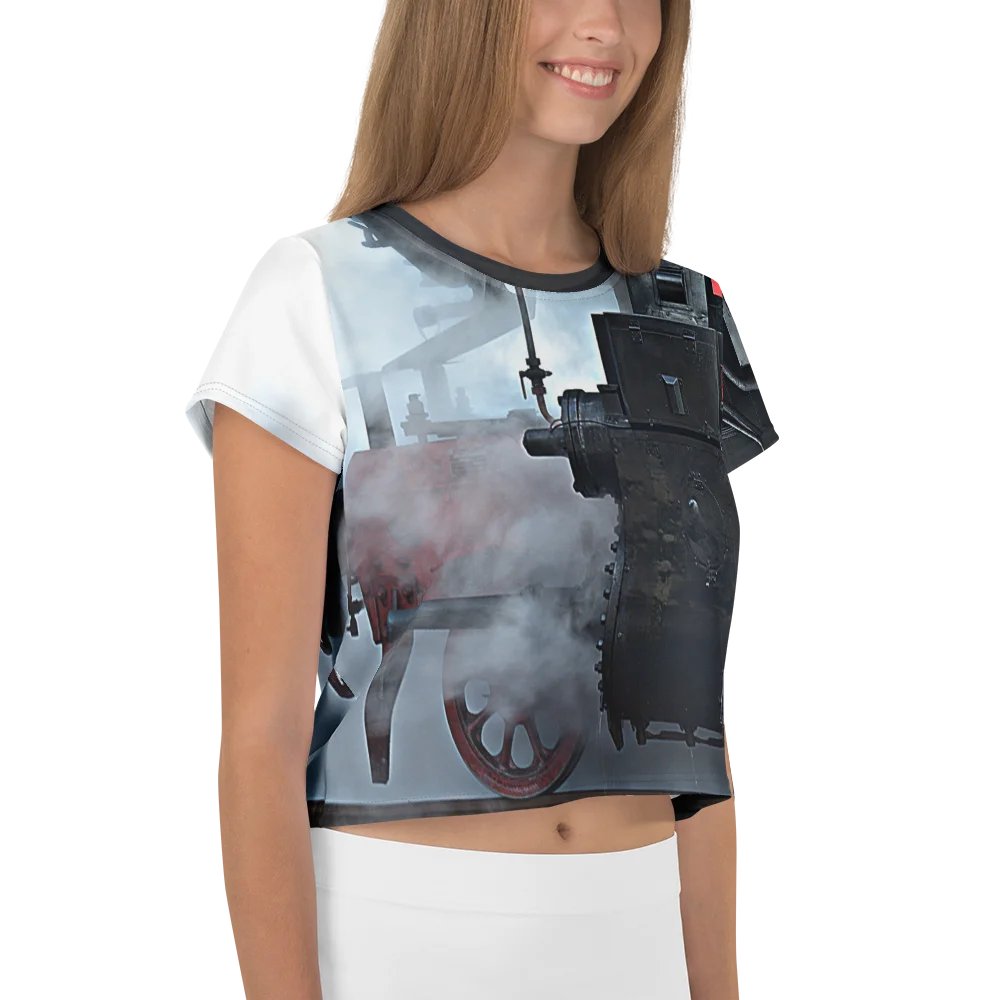 Crop top - Steam locomotive cutout product image (4)
