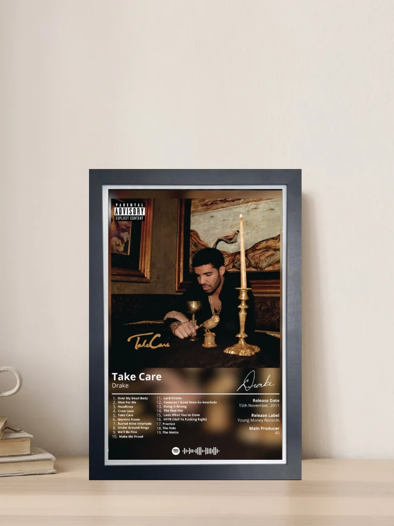 Framed ‘Take Care’ Poster product image (2)