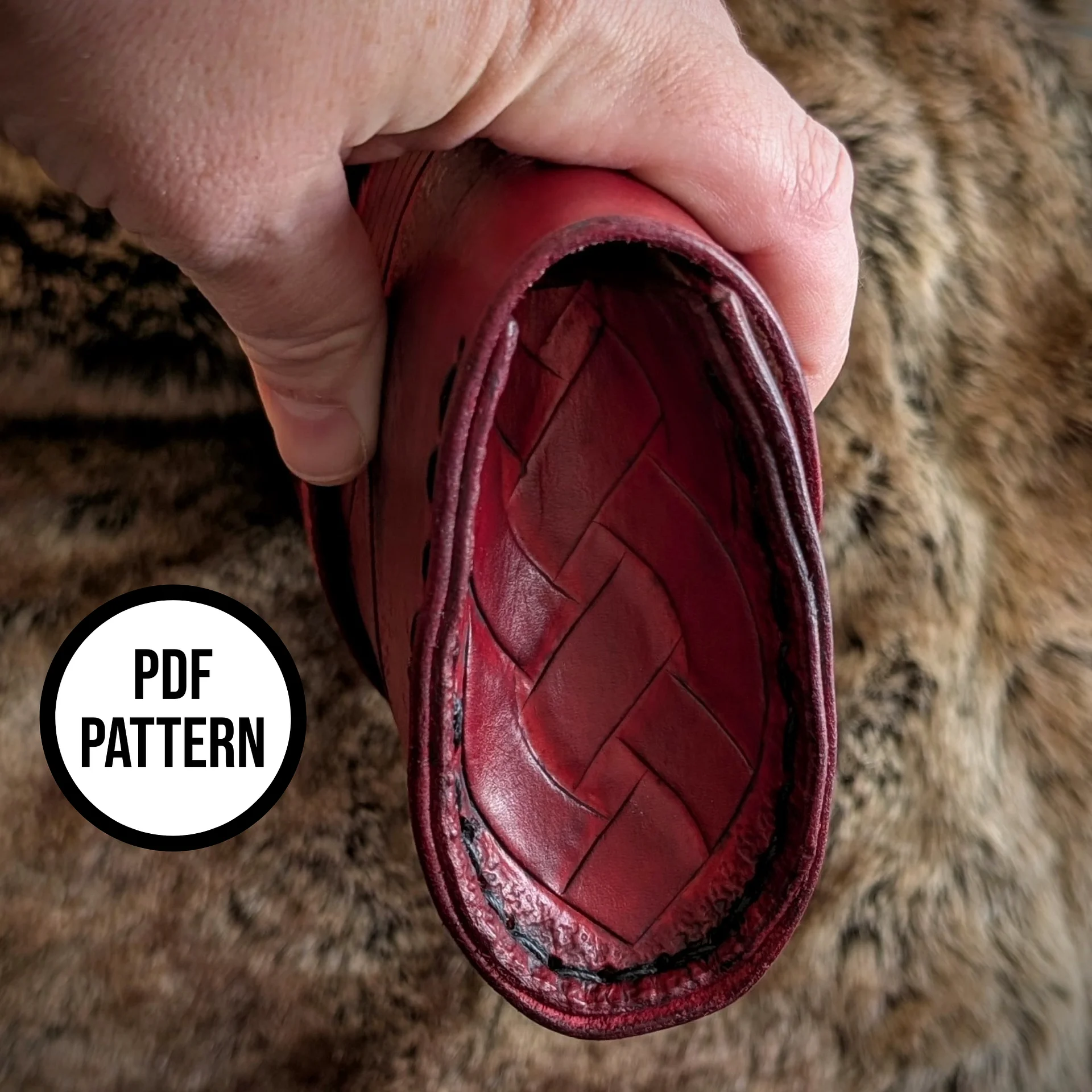Knot Leather Clutch - PDF Pattern for Leather Craft product image (6)