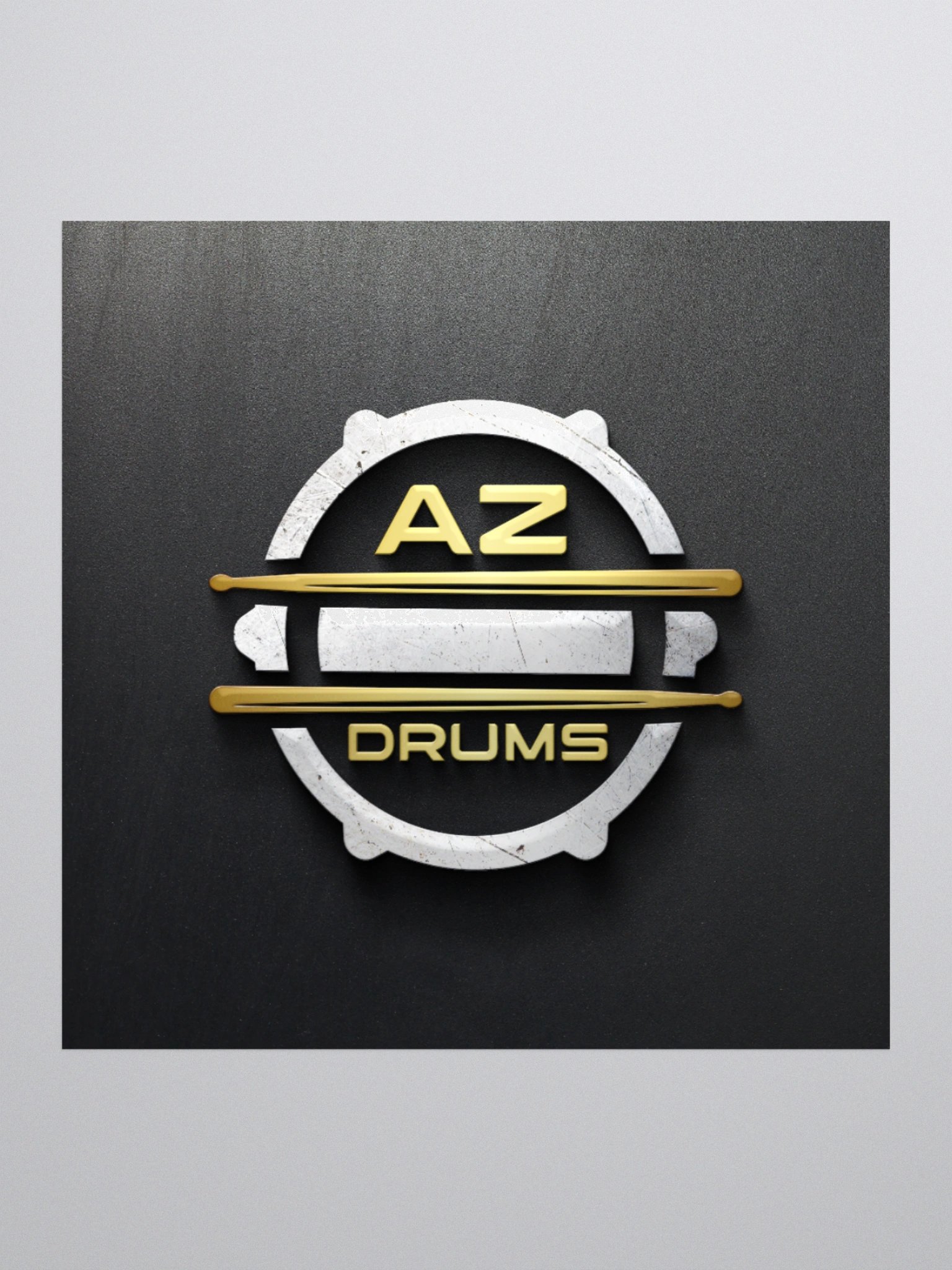 AZDrums Square Sticker product image (2)