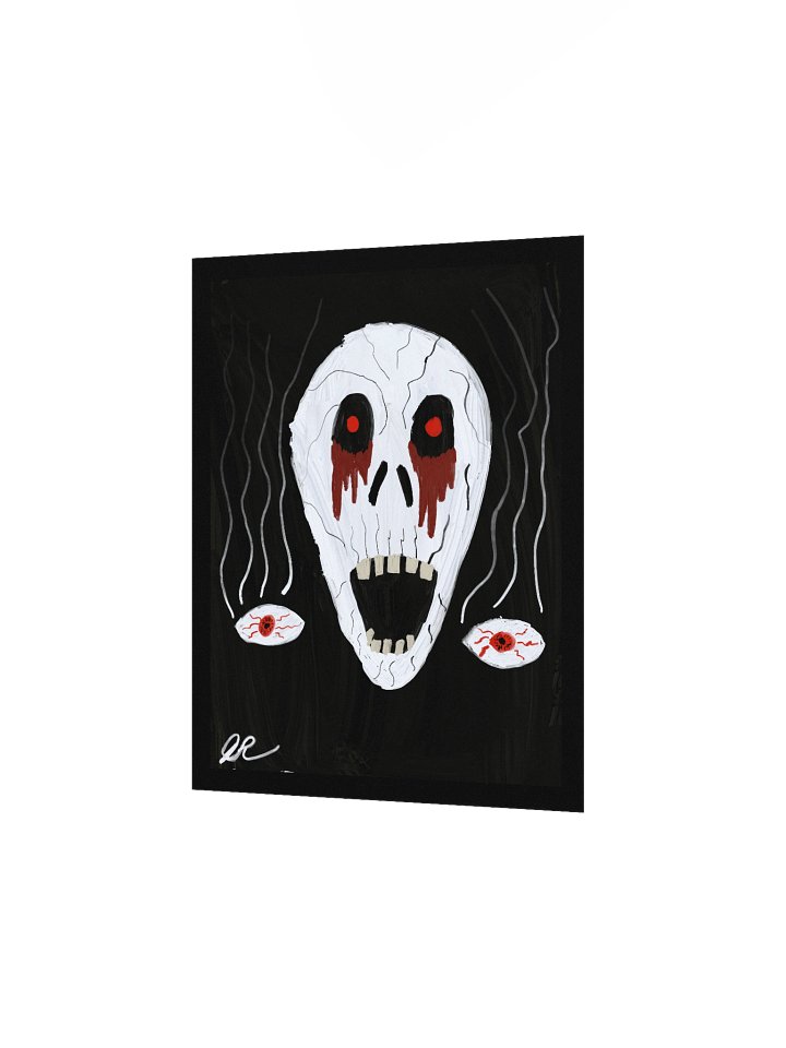 Haunted Grin: Skull & Floating Eyes Poster product image (5)