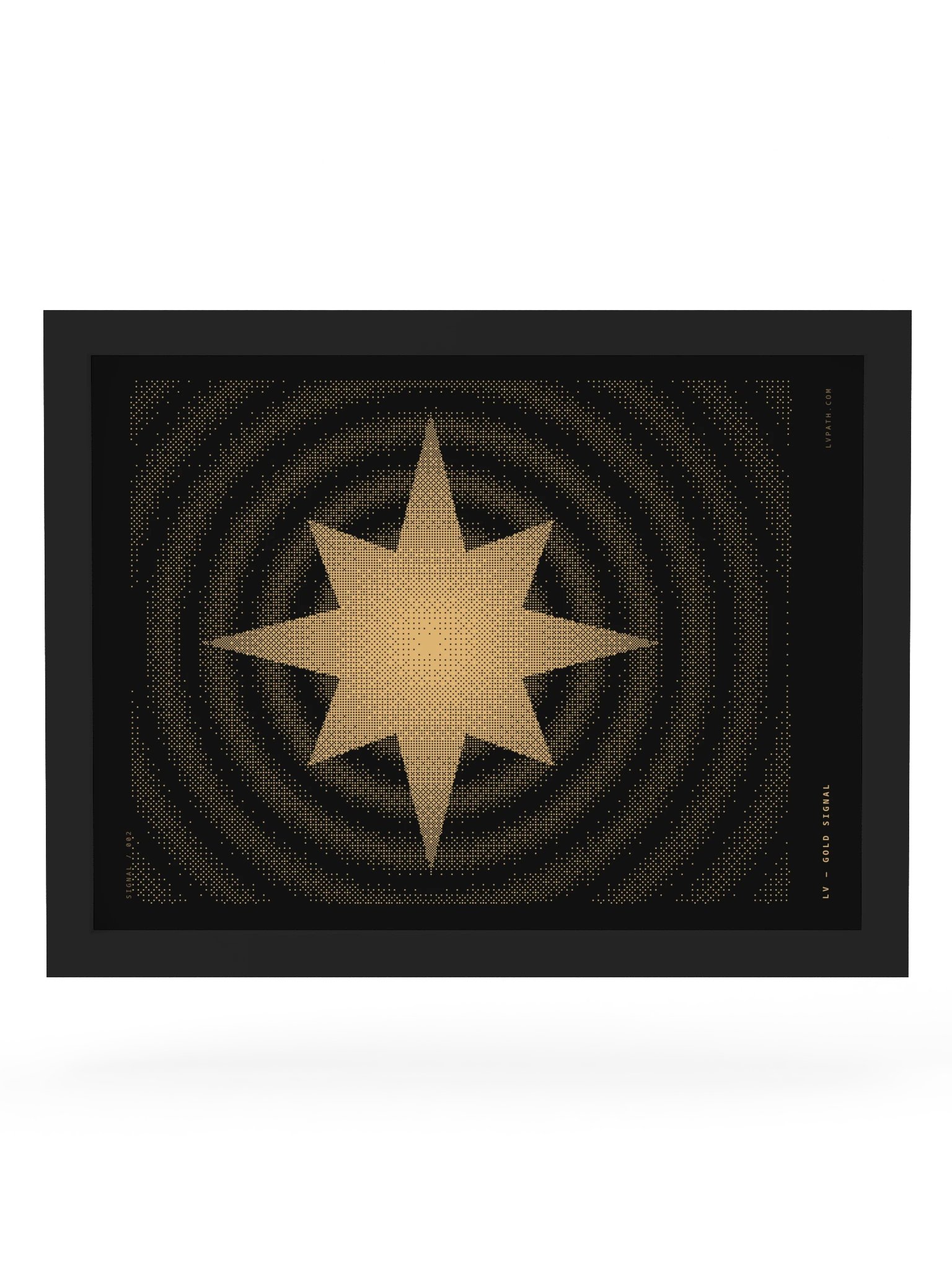 Gold Signal Framed Print product image (20)