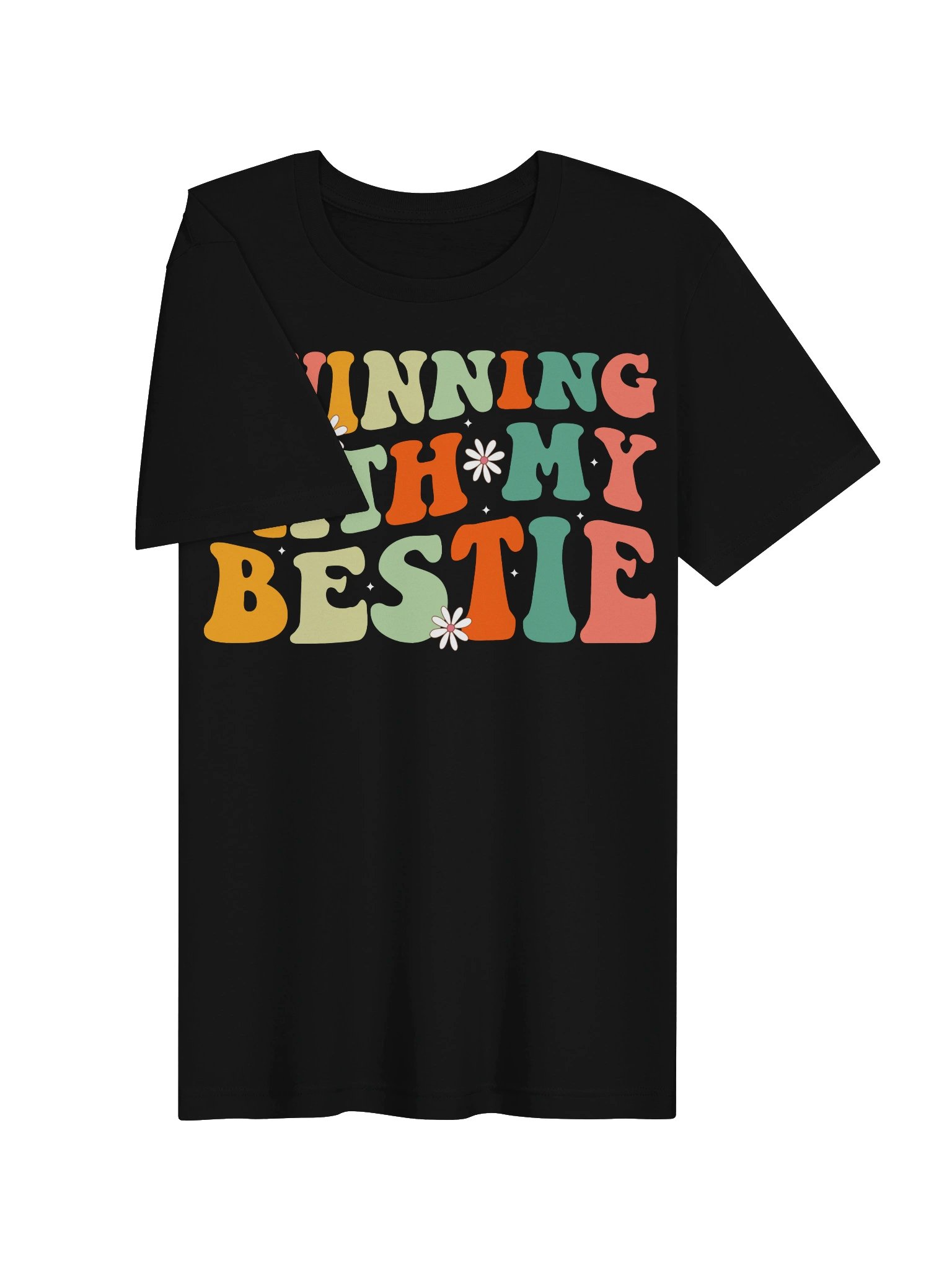 Funny Twin Matching Twins Day Friend Twinning With My Bestie T-shirt product image (21)