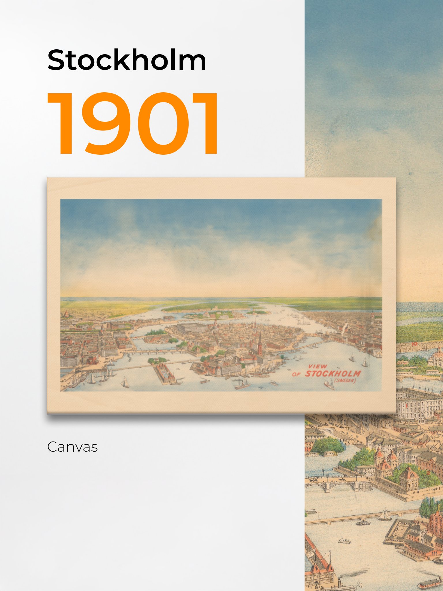 Stockholm 1901 (Canvas Print) product image (1)