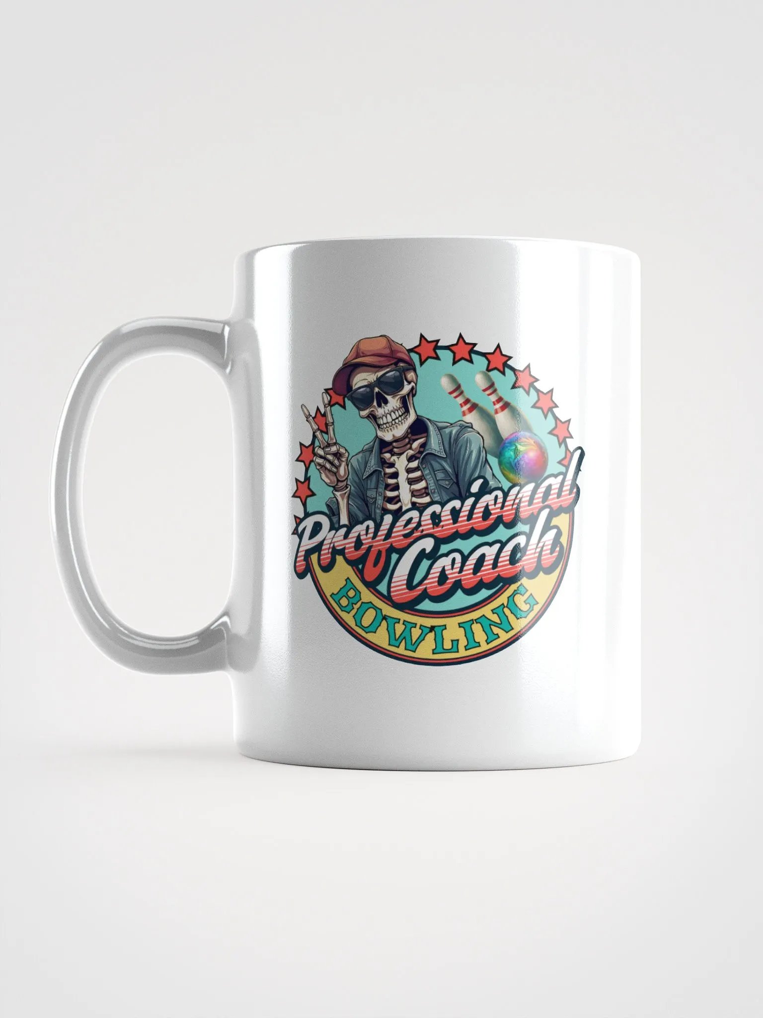 Professional Coach Bowling Skeleton Mug product image (1)