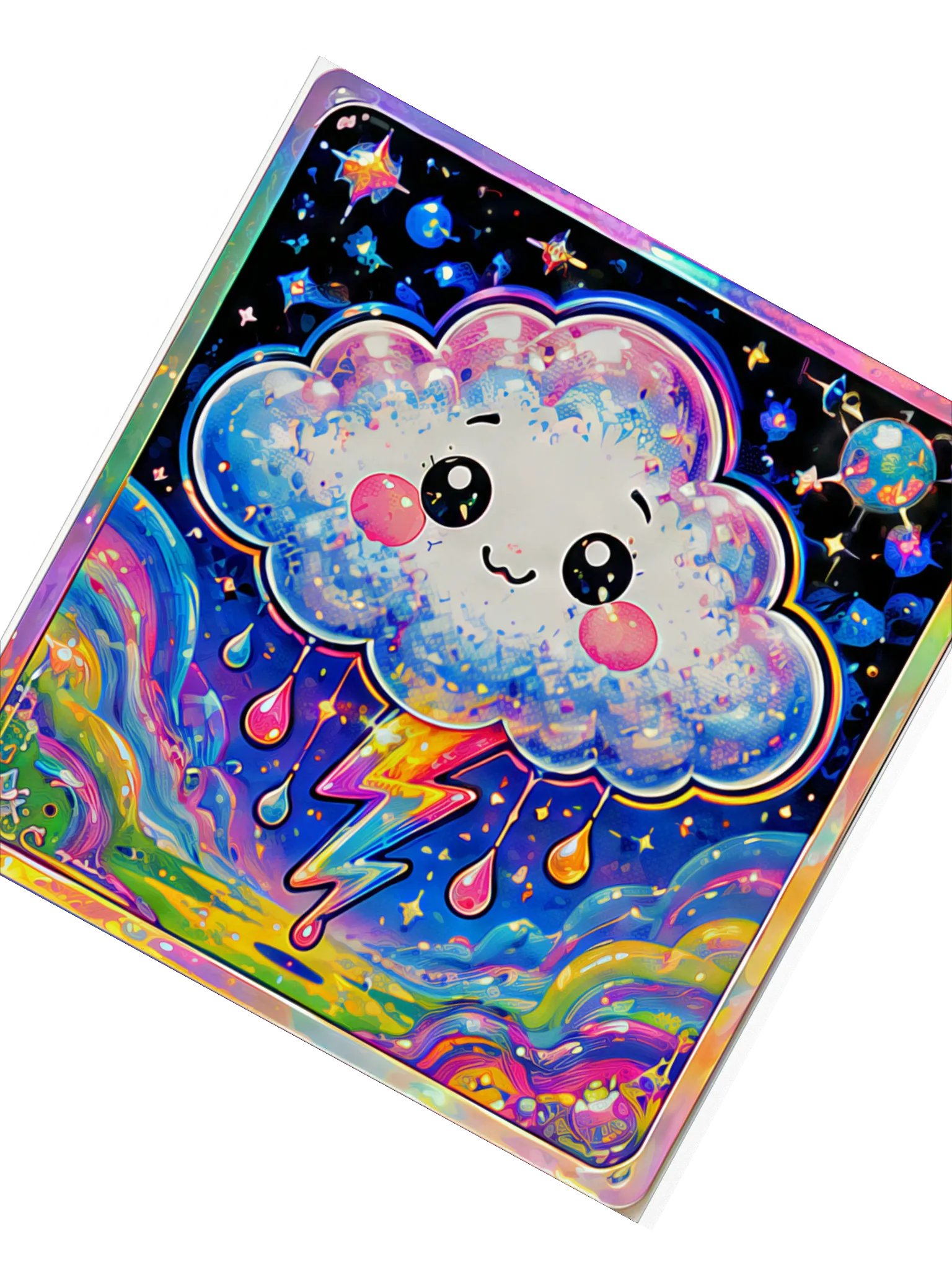 Thunder Cloud Sticker product image (2)