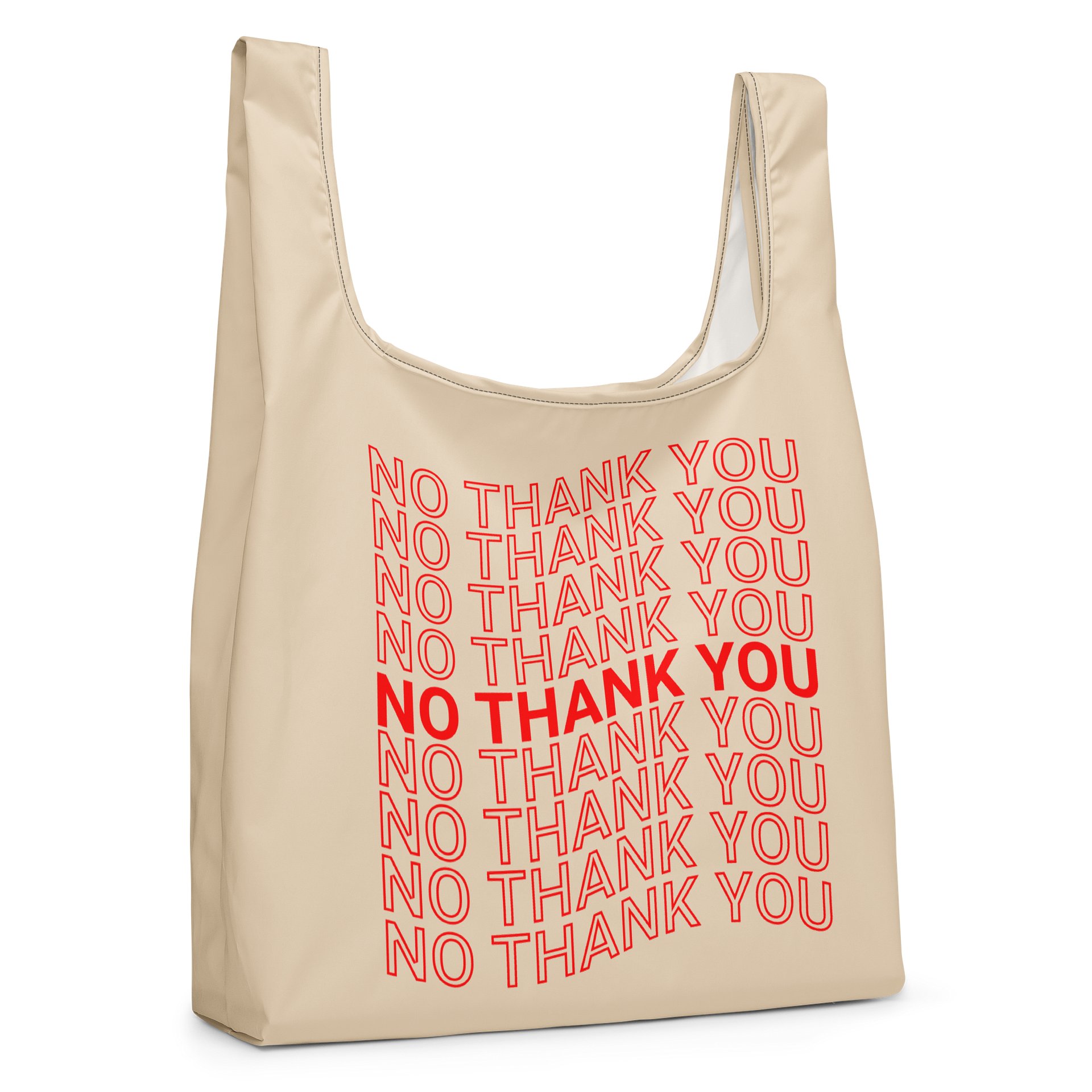 No Thank You Reusable Shopping Bag product image (4)