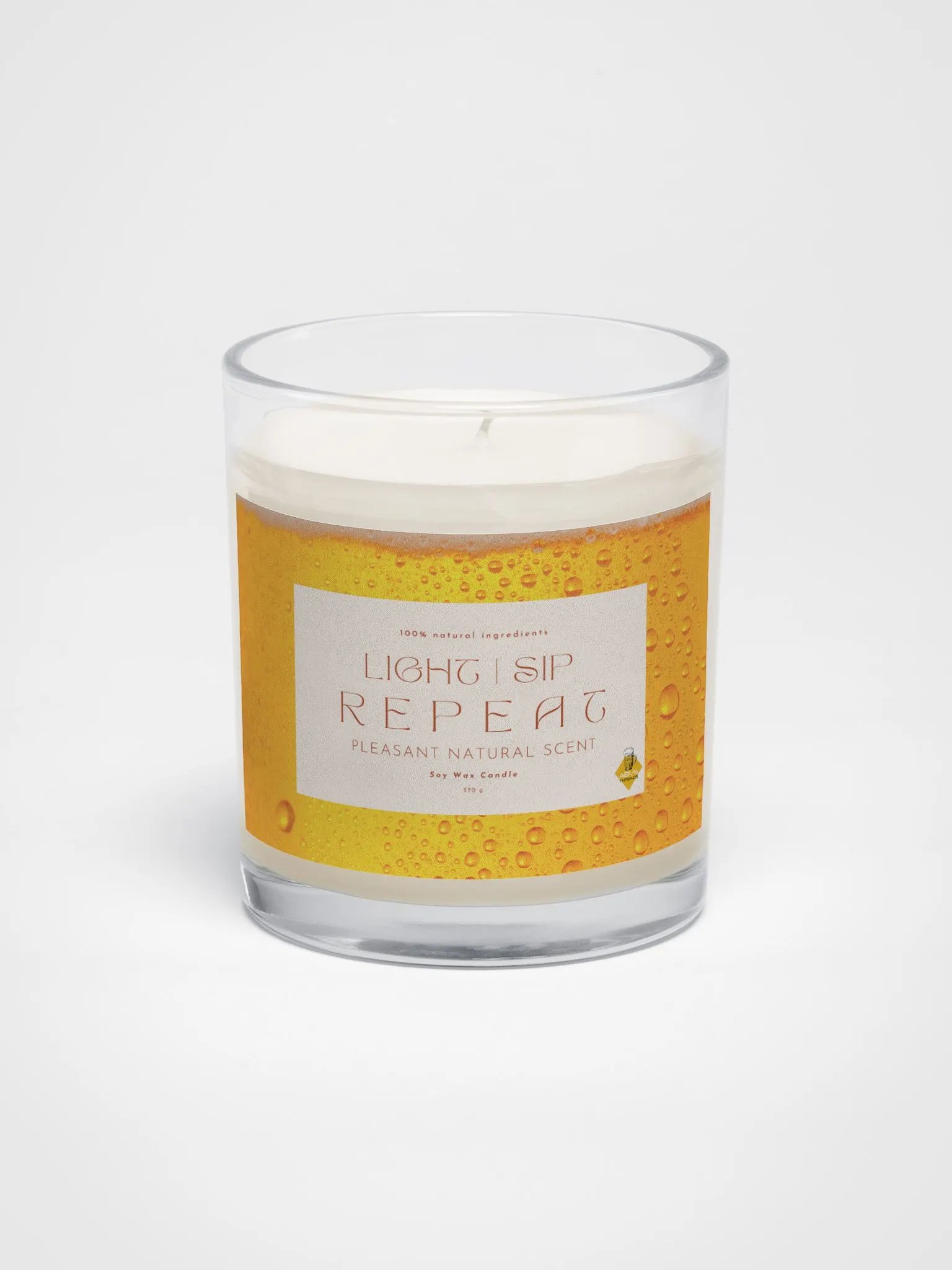 Light | Sip | Repeat Soy Candle product image (1)