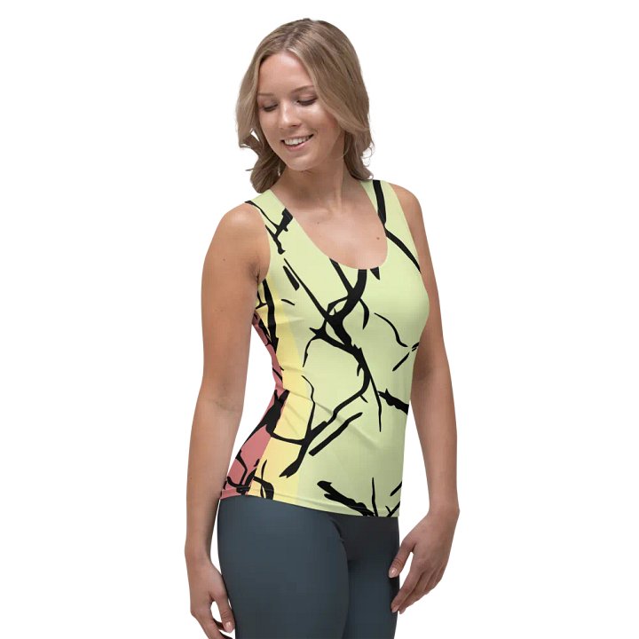 Tank Top by Sublicolor/Enigma Lime-Orange product image (1)